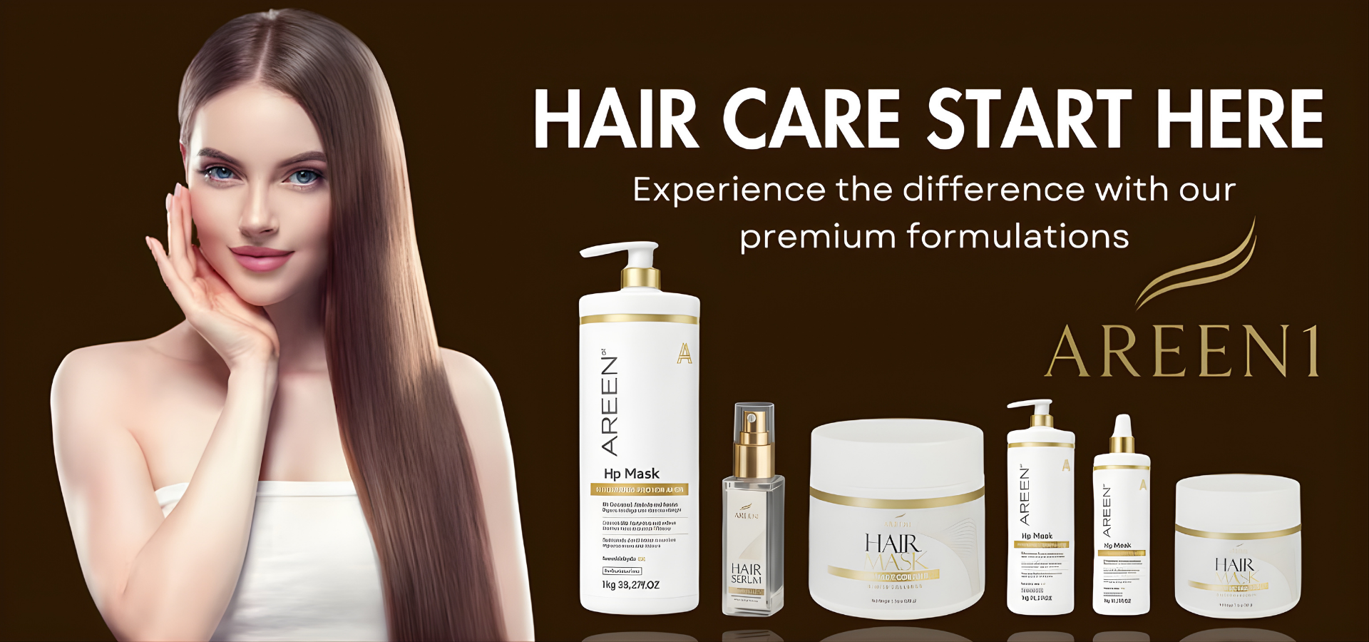 premium hair care product collection | Areen1